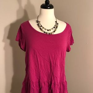 Ann Taylor peplum tee